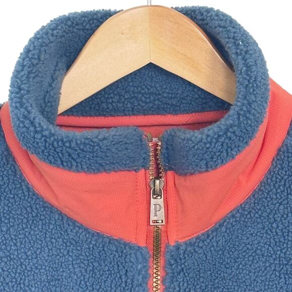 PENDELTON Winthrop Berber Fleece Jacket Storm Blue Orange Men's Size L - Picture 5 of 14